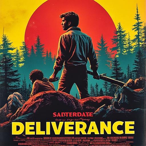Did the characters' moral choices in Deliverance justify their actions?
