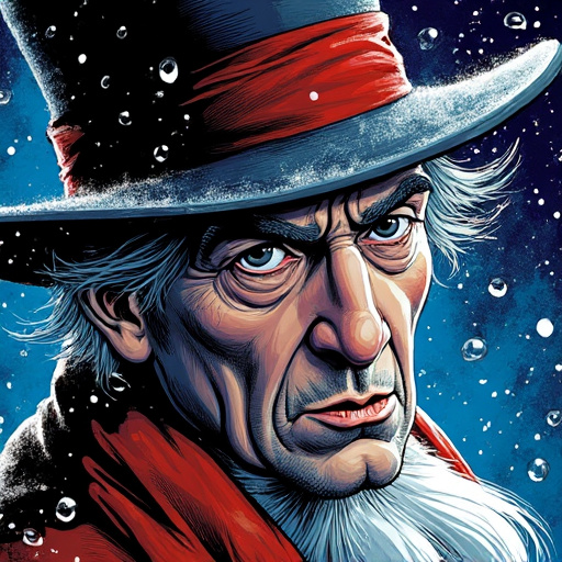 Was Scrooge's transformation in A Christmas Carol (1984) genuine or forced?