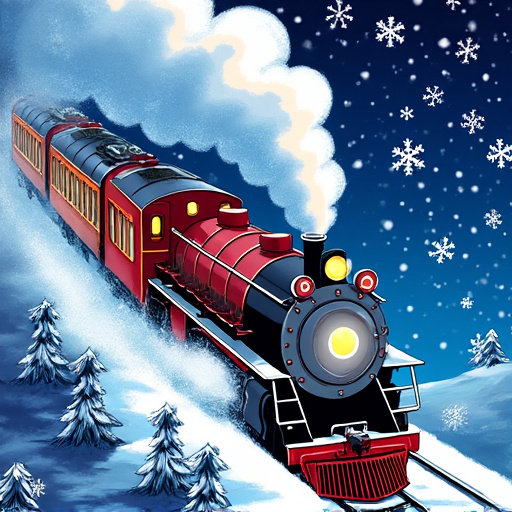 Animated Holiday Trains