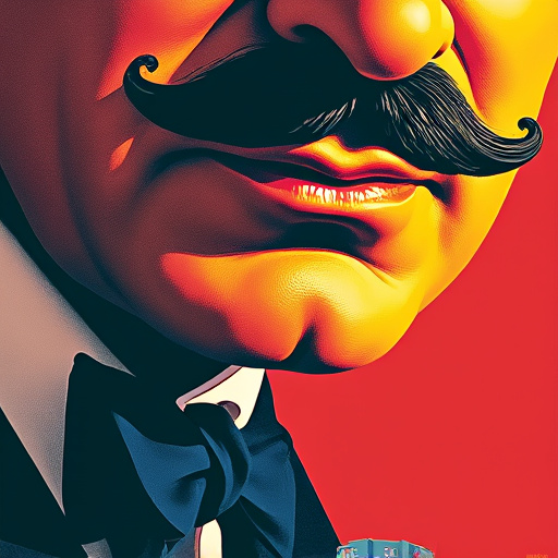 Hercule Poirot's Moustache