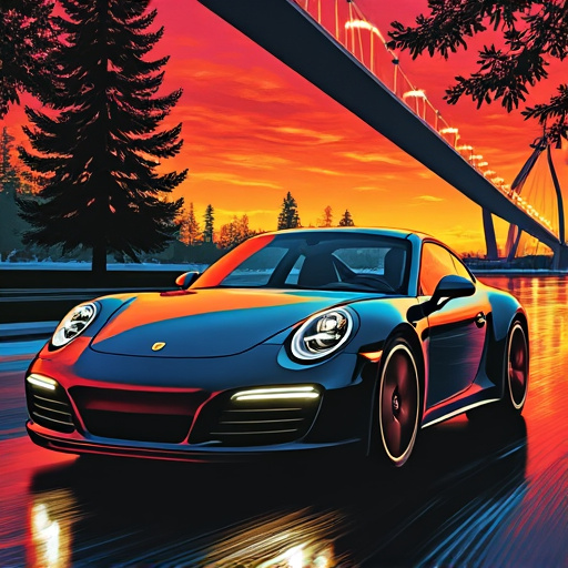 Saga Norén's Porsche