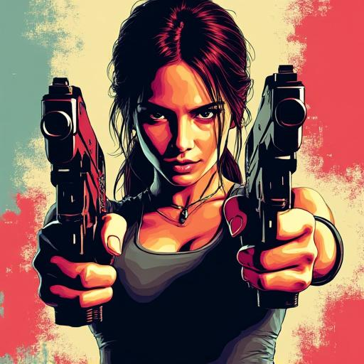 Lara Croft's Dual Pistols