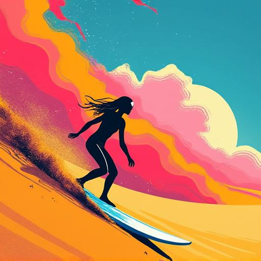 Sand Surfing