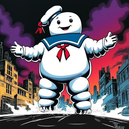 The Stay Puft Marshmallow Man