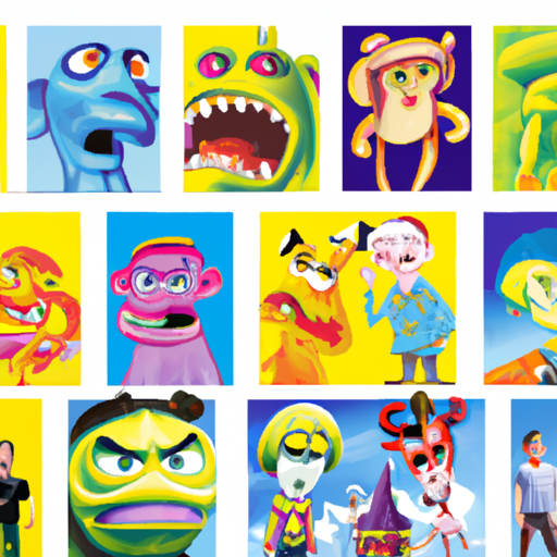 Animated City Thrills with Monsters