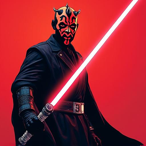 Was Darth Maul's double-bladed lightsaber the coolest weapon design in Star Wars?