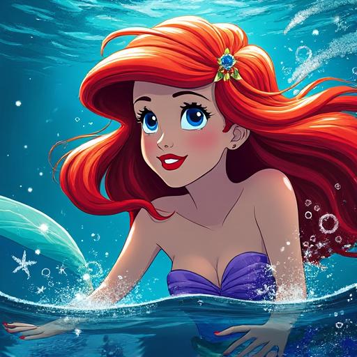 Ariel's Journey to the Surface