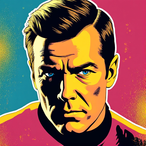 What made James T. Kirk the most compelling captain in TOS?