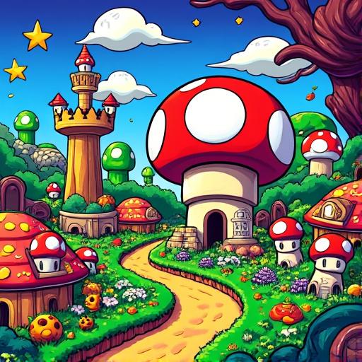 Is the Mushroom Kingdom gaming's most iconic world design?