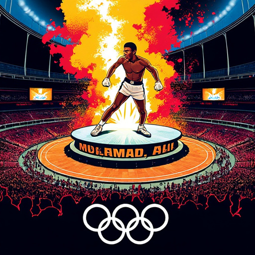 Ali's 1996 Atlanta Cauldron Lighting & Replacement Medal